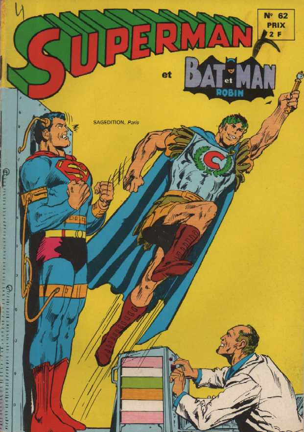 Scan de la Couverture Superman Batman Robin n 62